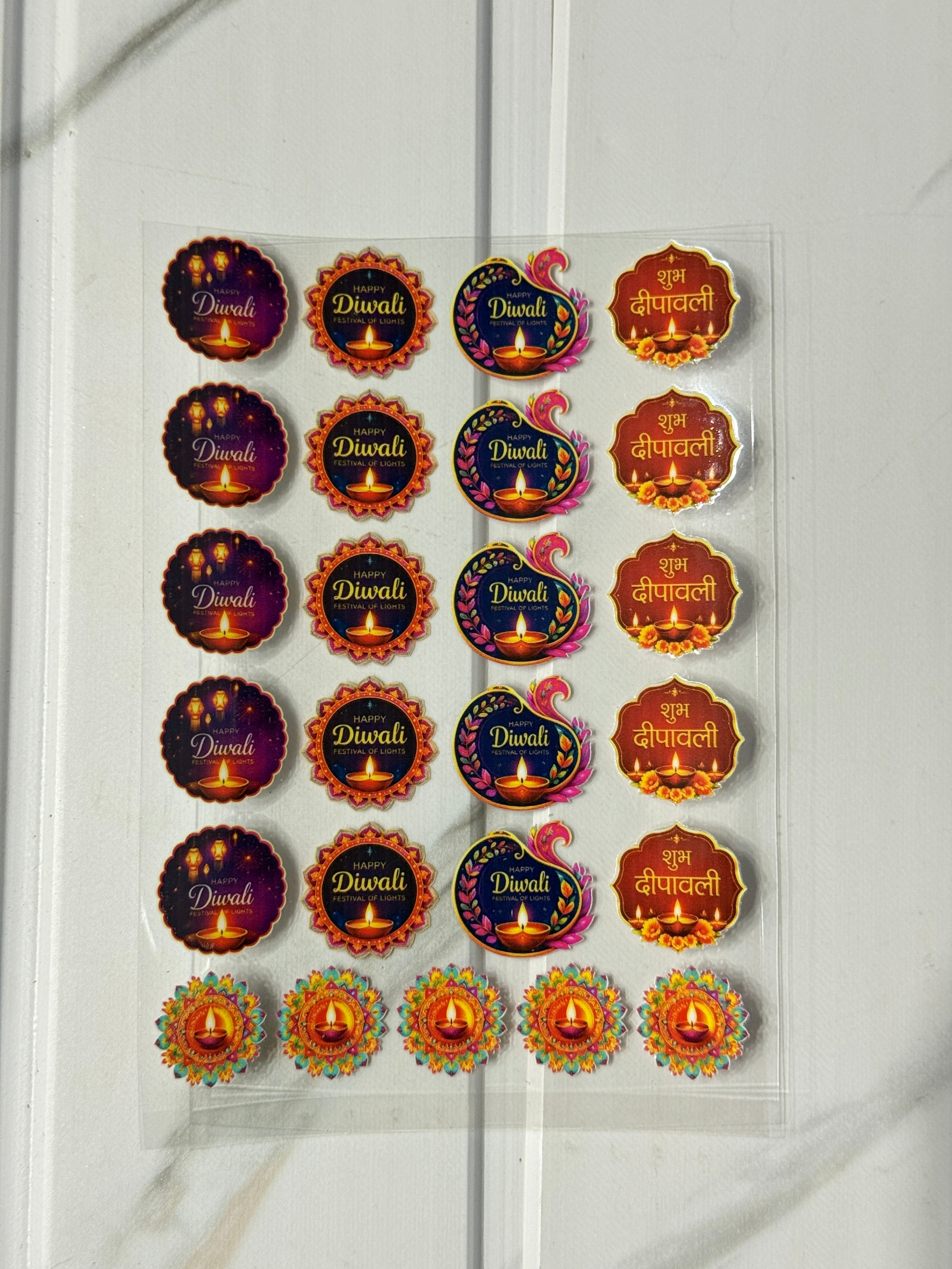 Diwali (E) - Peel Of Sticker