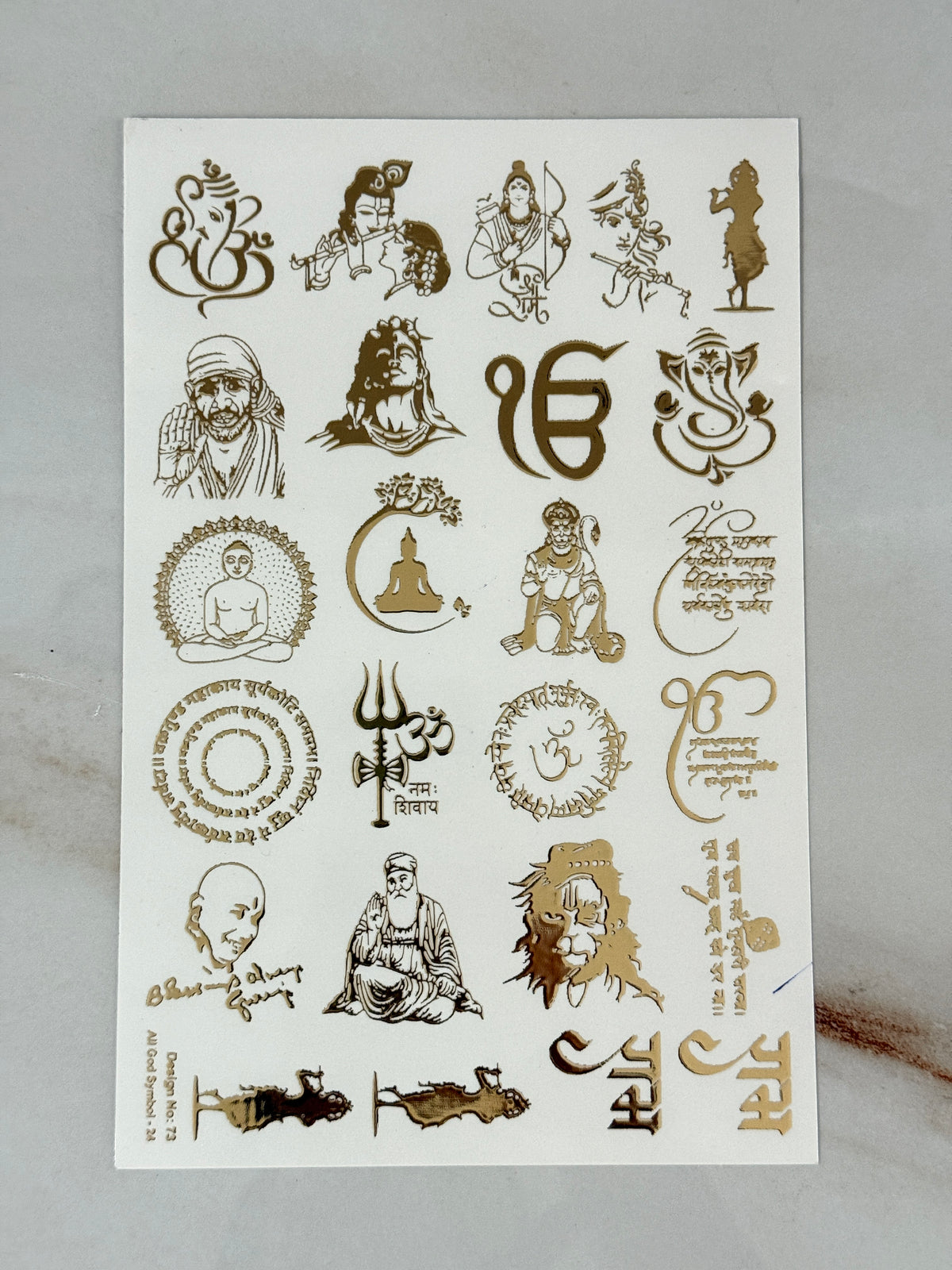 New Emboss Sticker (112)