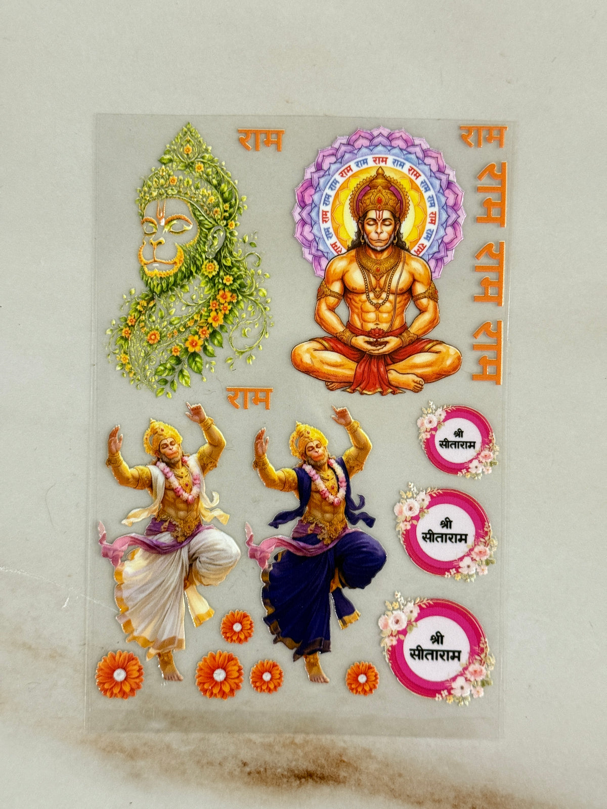 Hanumanji (D) - Peel Of Sticker