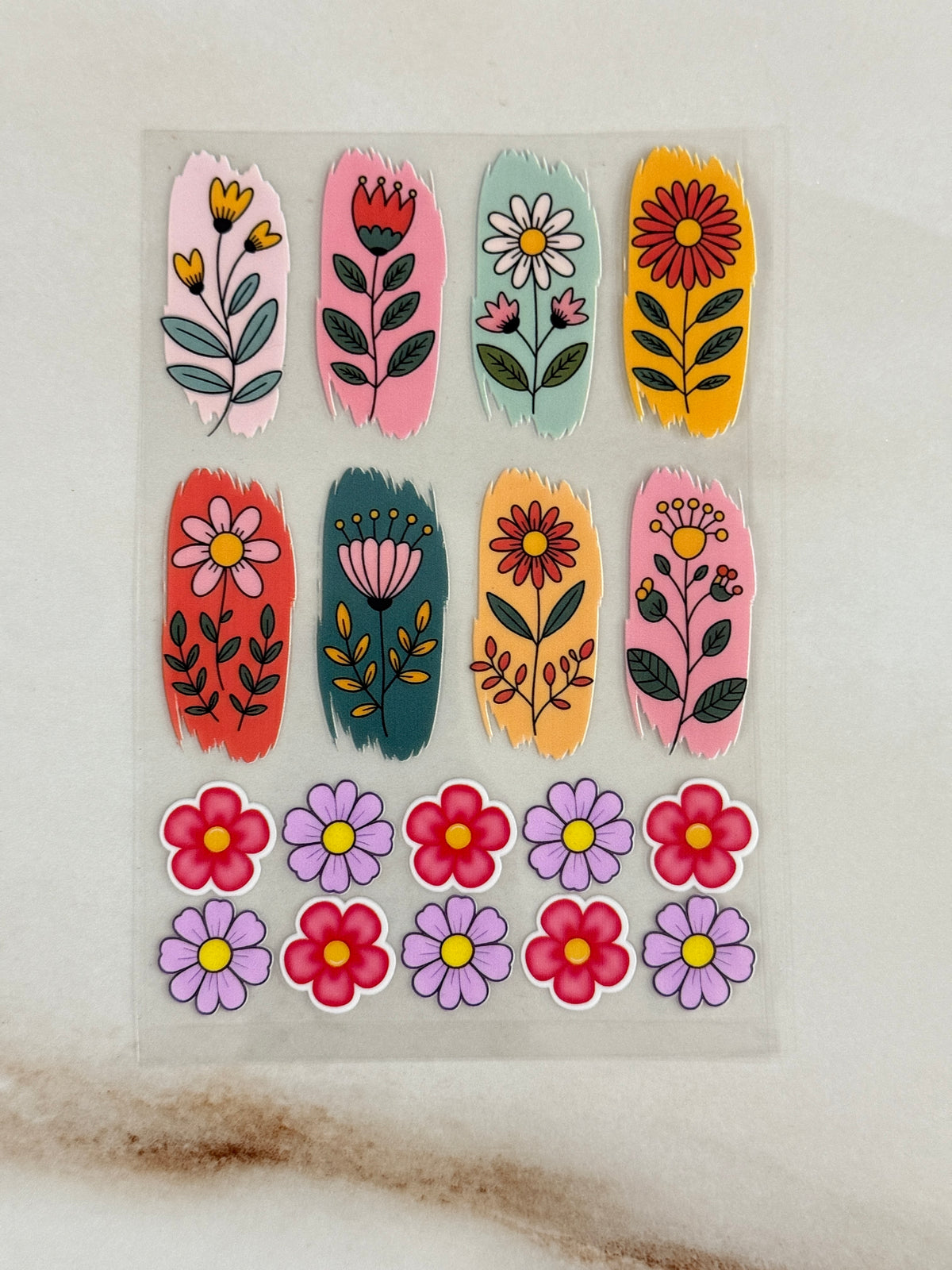 Mix Flower (T) - Peel Of Sticker