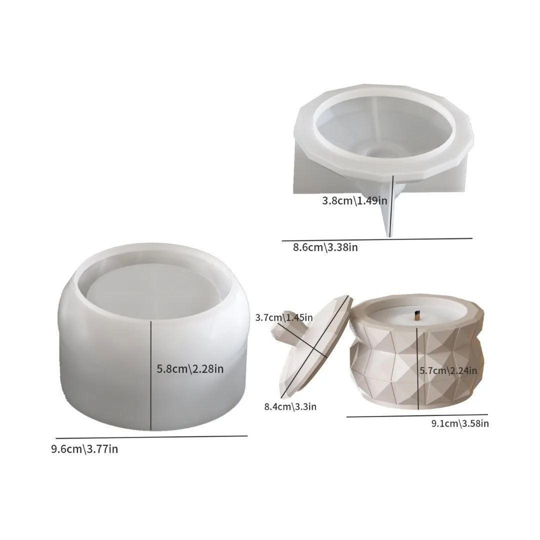 Classic Circle Jar Mould