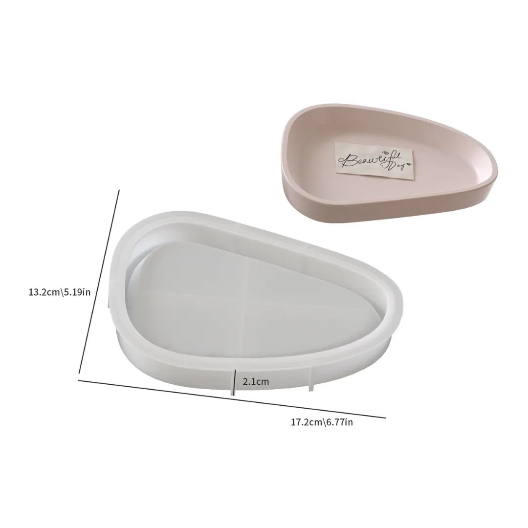 Triangle Round Platter Mould