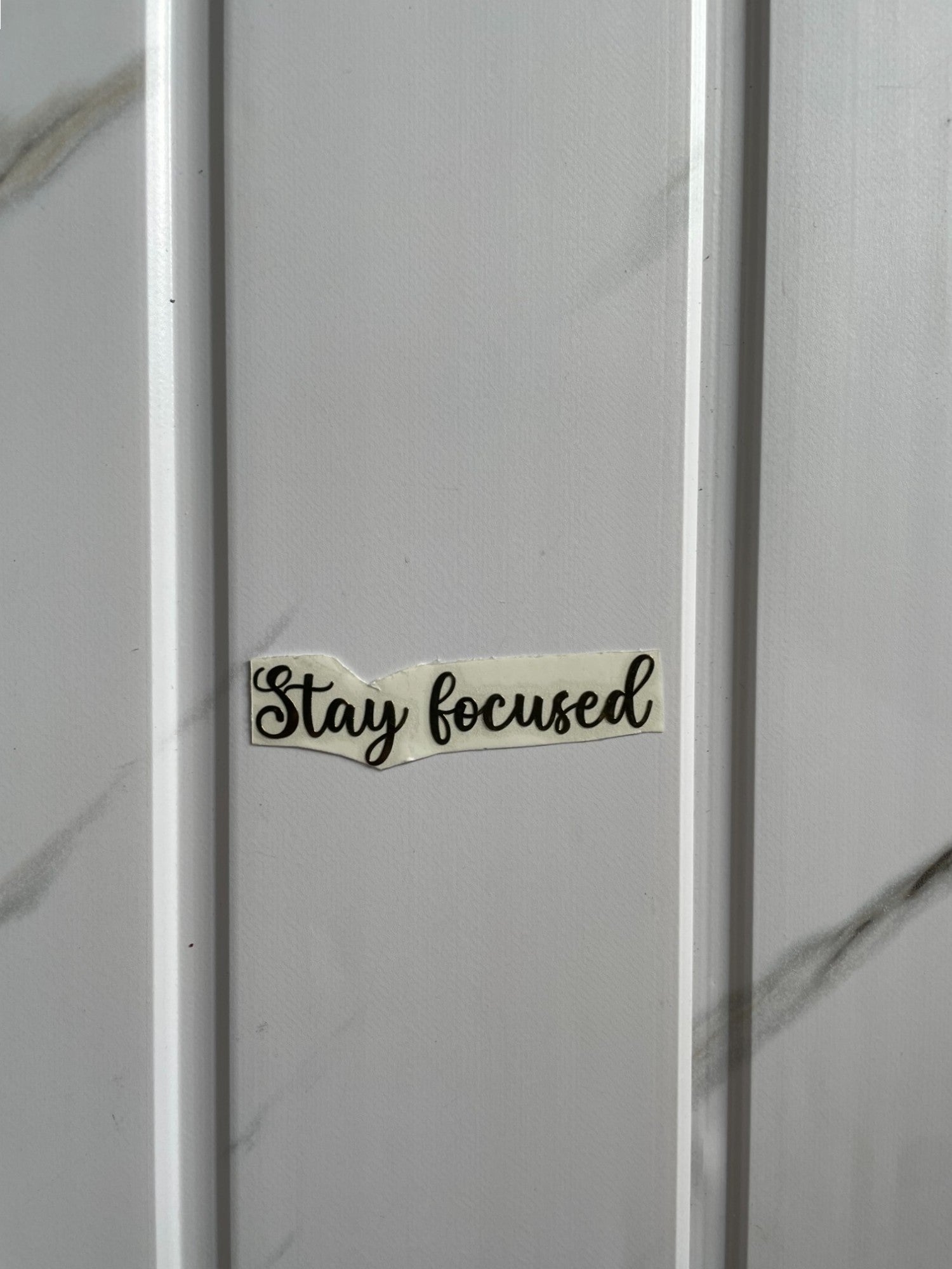 Metal Sticker - Stay Focused for simple | Buy Online at Best Price