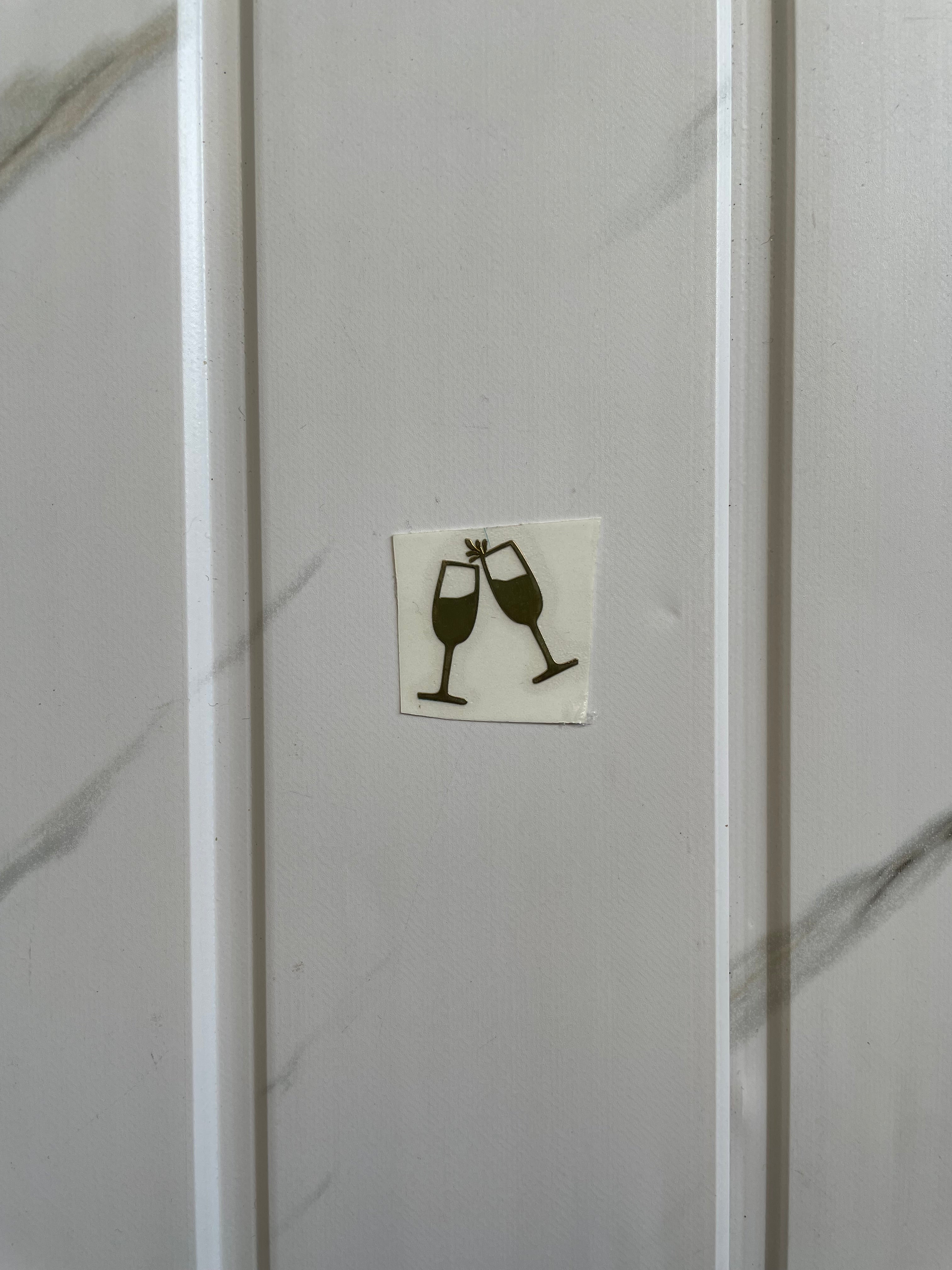 Metal Sticker - Cheers