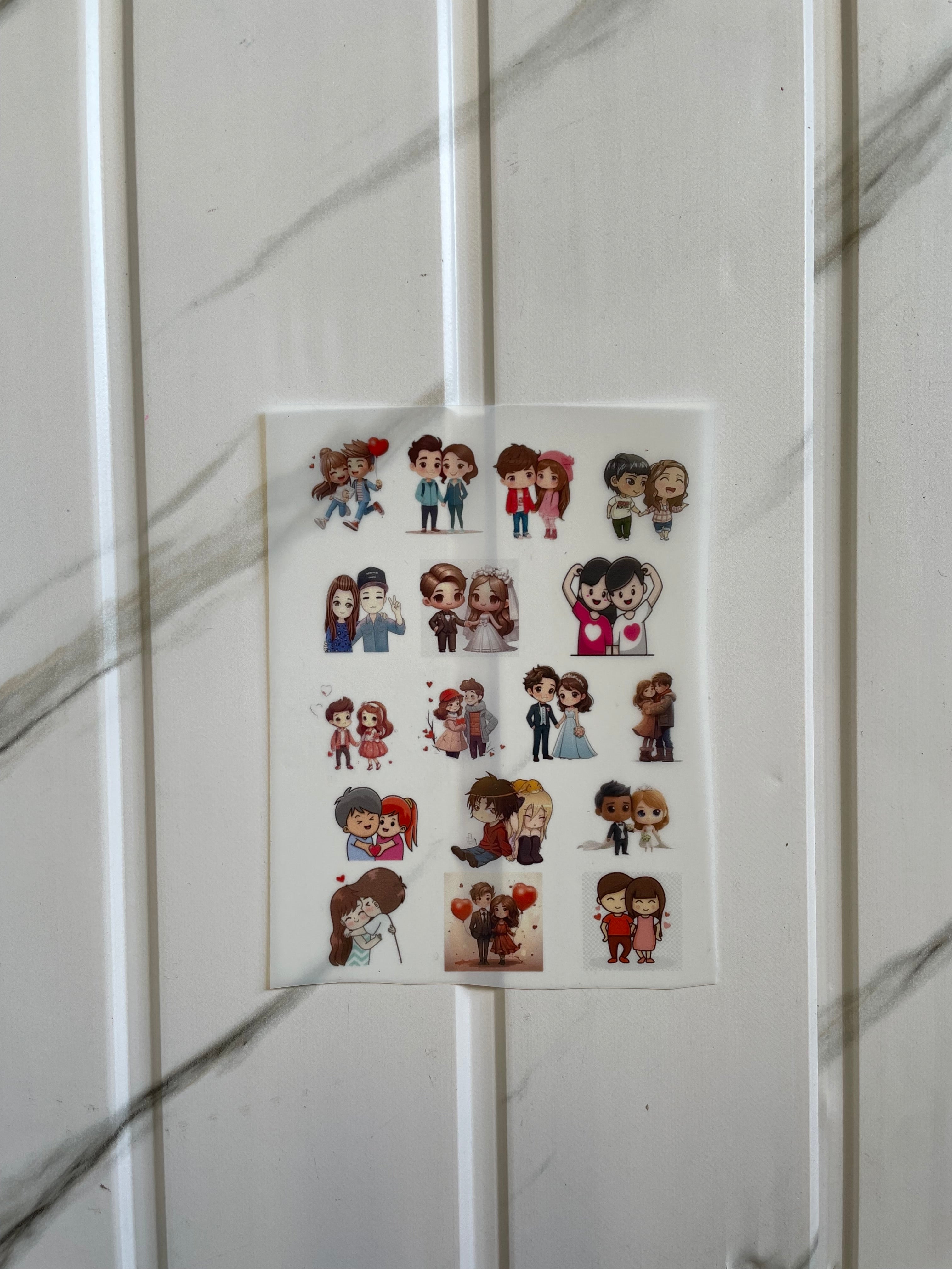 Cartoon Insert Format Insert Sheet - Cartoon Couple (A) for simple | Buy Online at Best Price