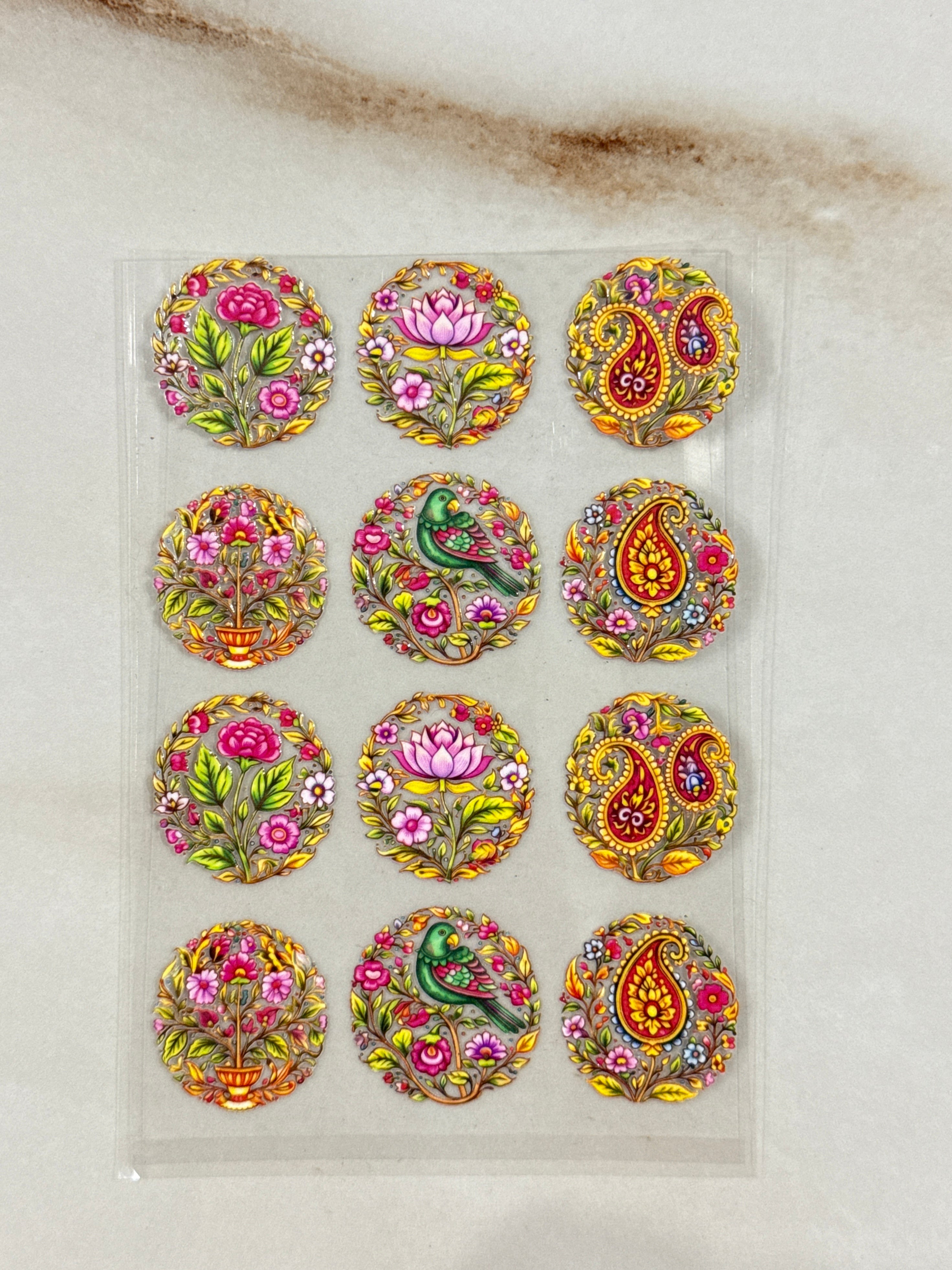 Mix Flower (E) - Peel Of Sticker