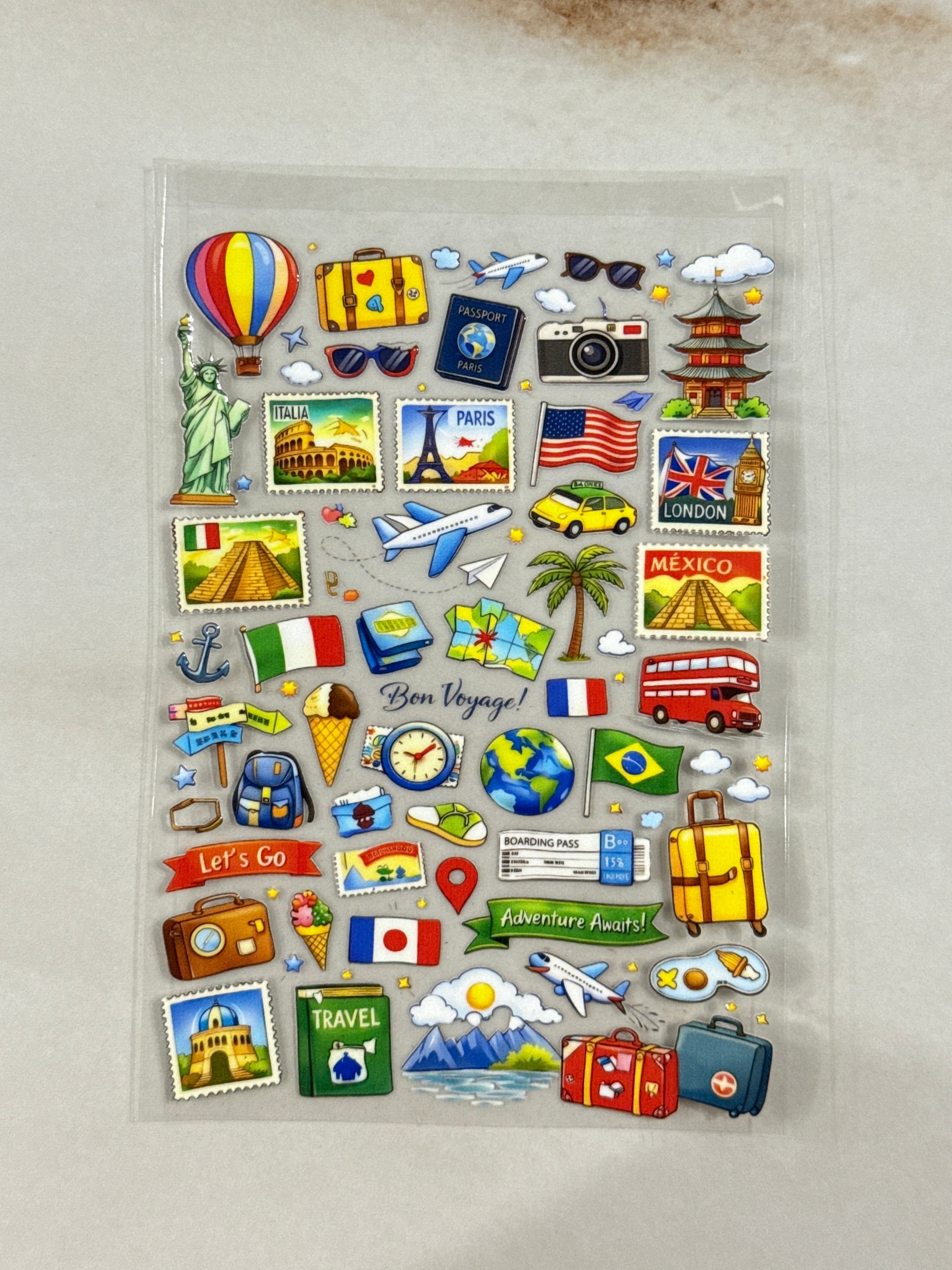 Travel (D) - Peel Of Sticker