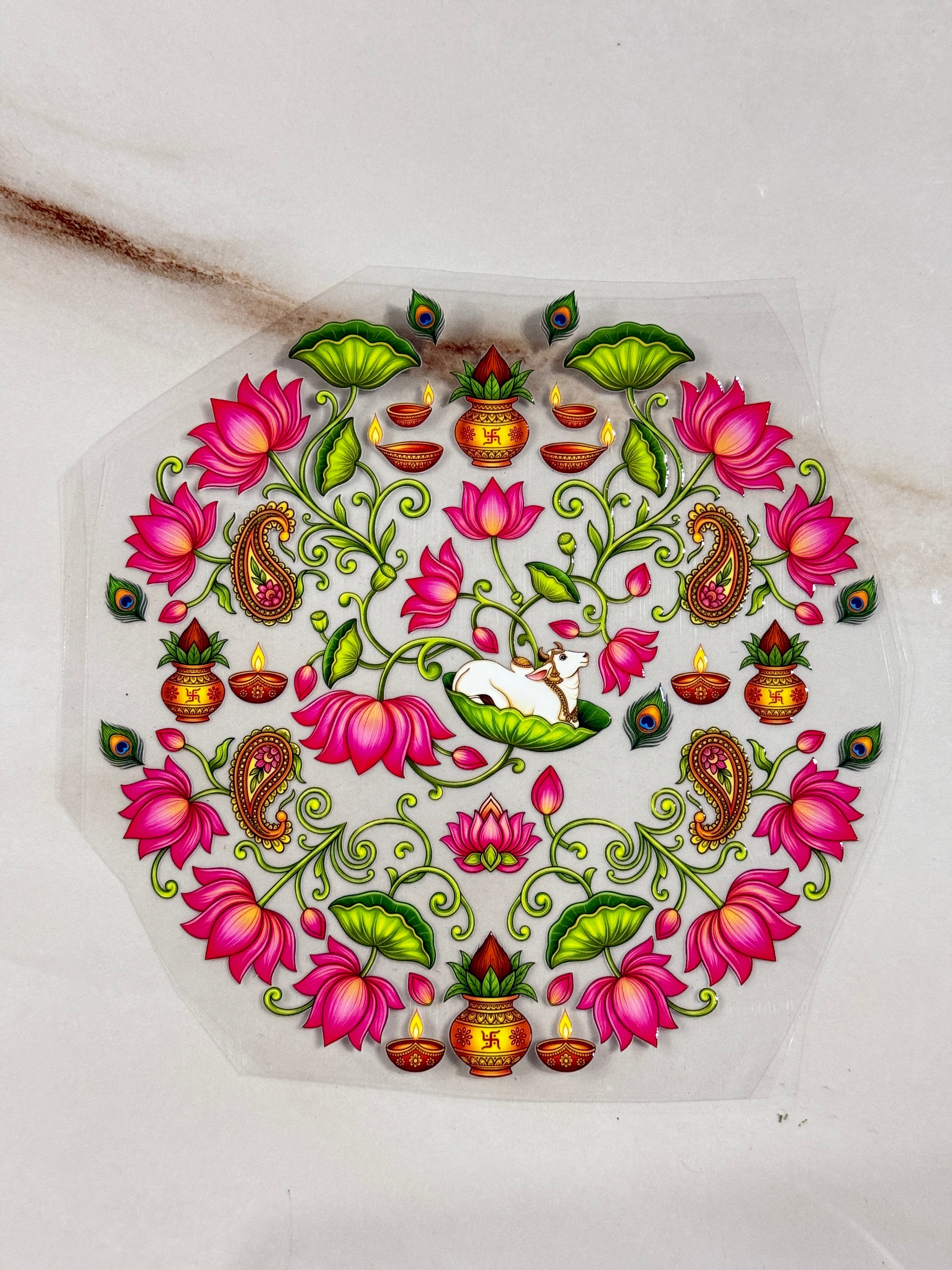Round Shaped Peel Of Sticker (14)
