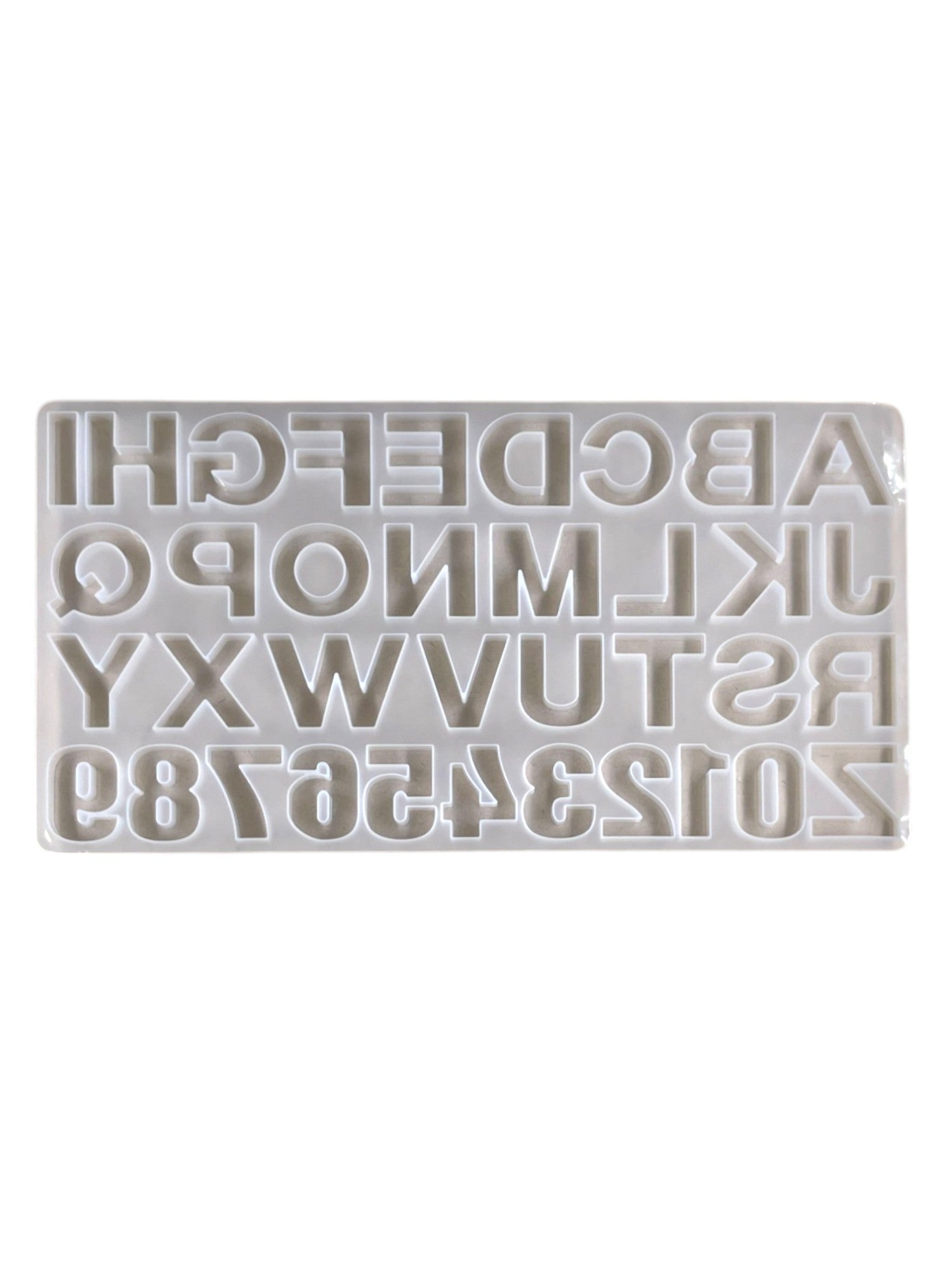 Back Pouring Alphabet Without Holes
