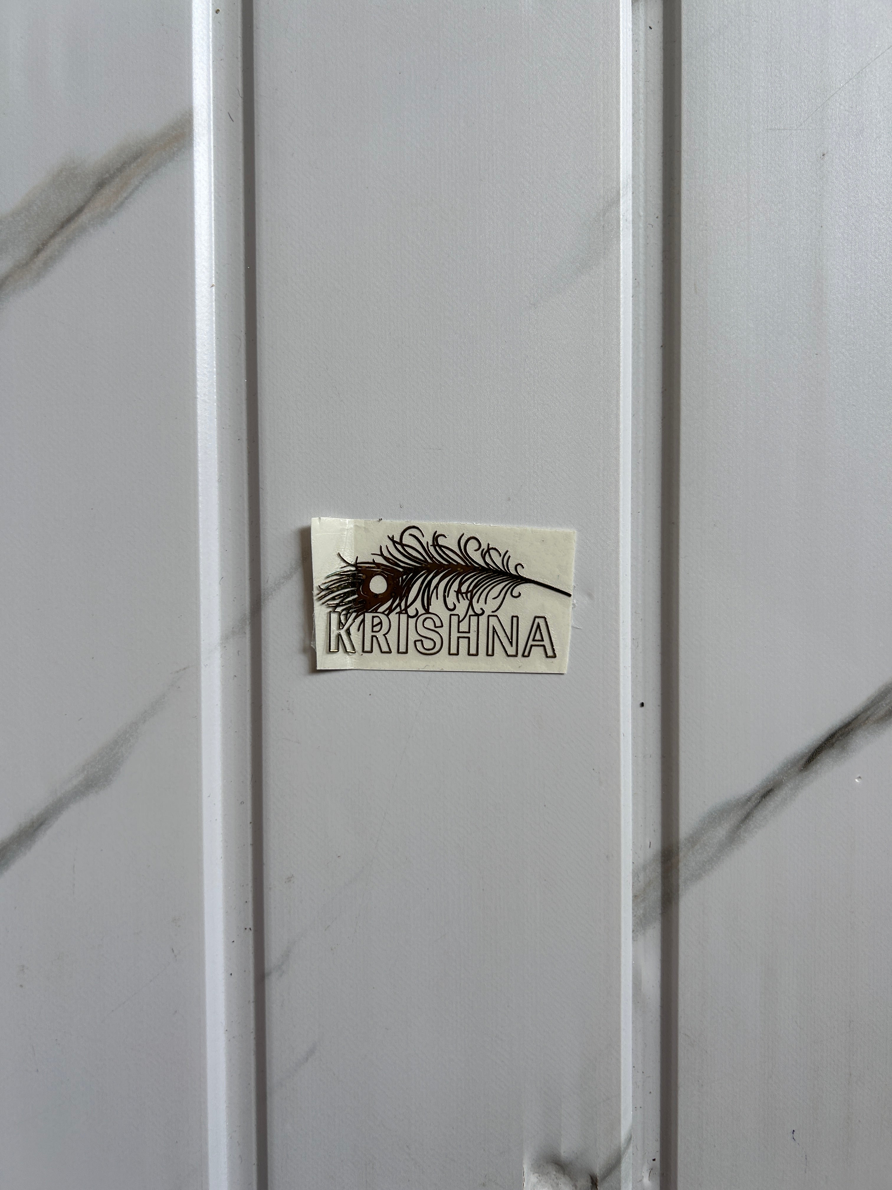 Krishav Name Sticker Metal Sticker - Krishna for simple | Buy Online at Best Price