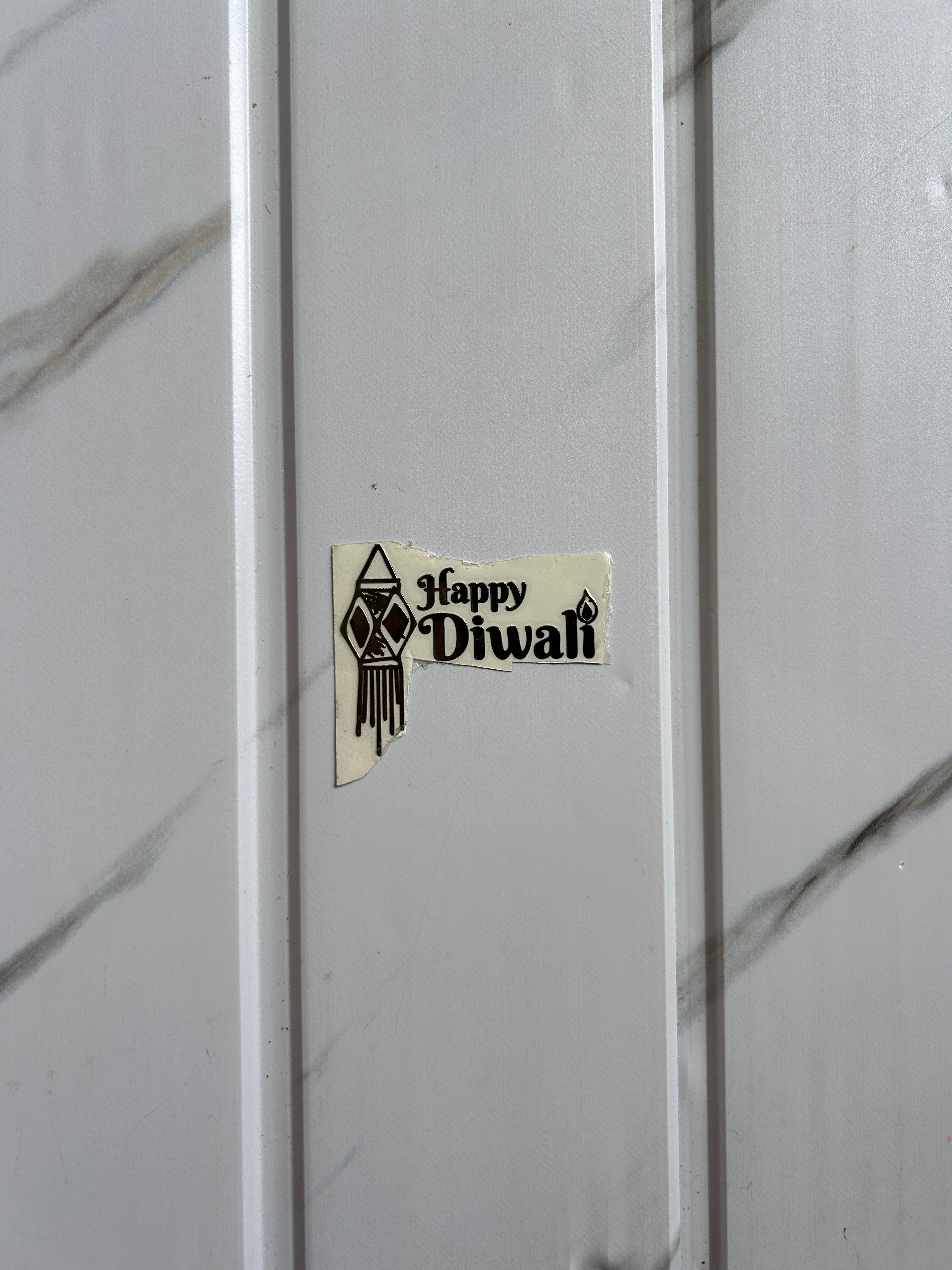 Metal Sticker - Happy Diwali (B)