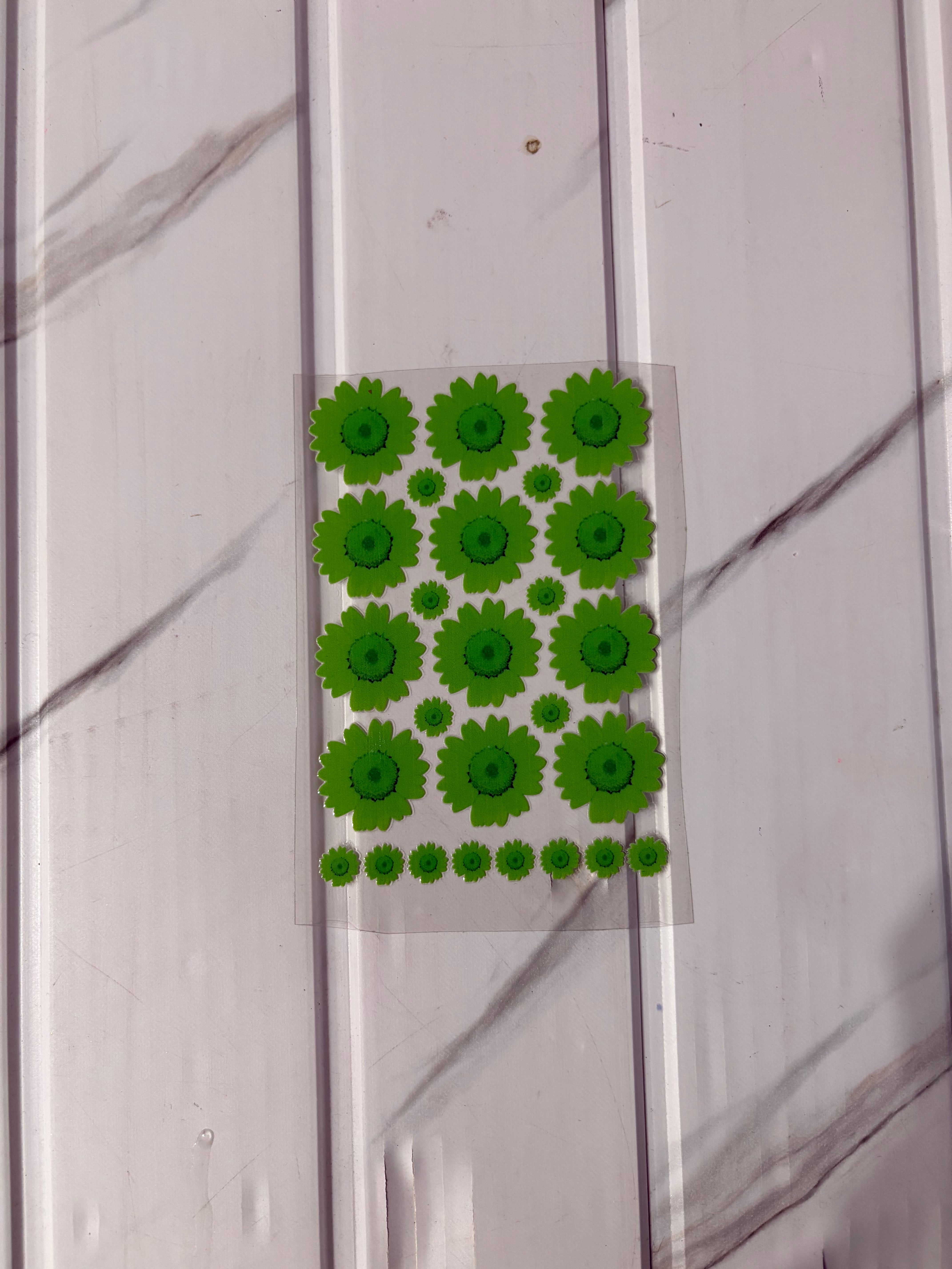 Green Daisy - Peel Of Sticker