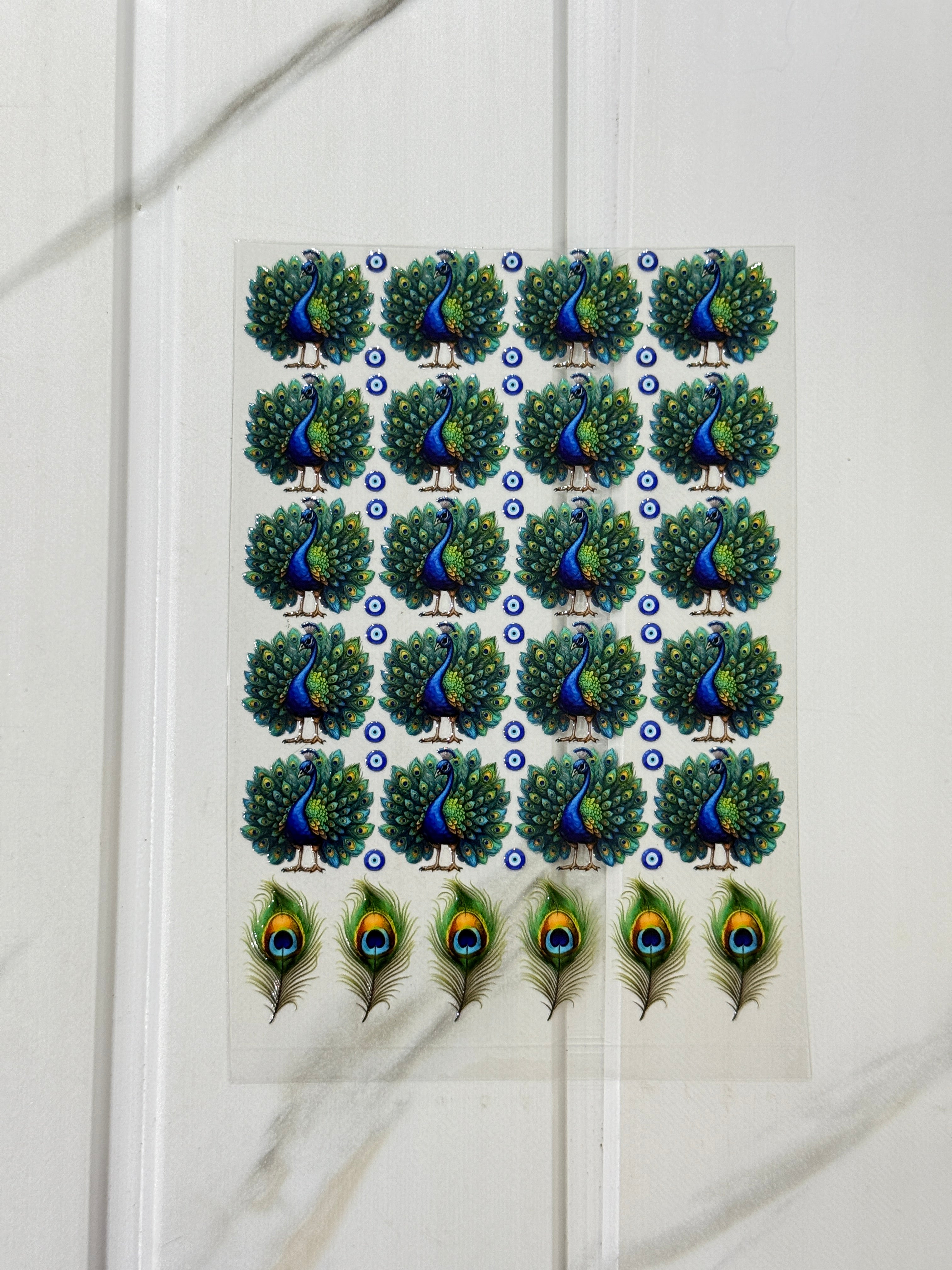 Peacock (B) - Peel Of Sticker