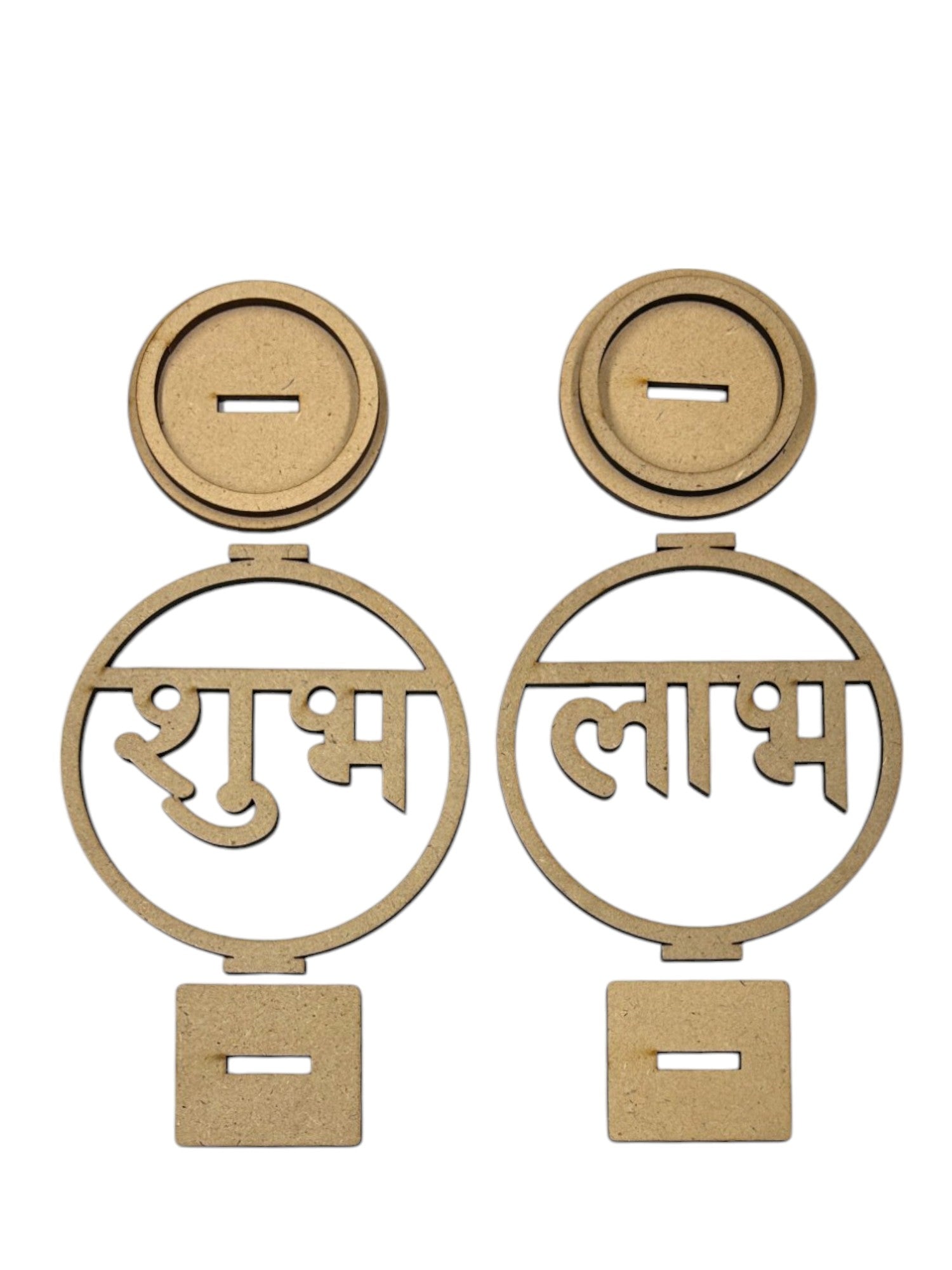 MDF Diwali T-Light Holder  (L)