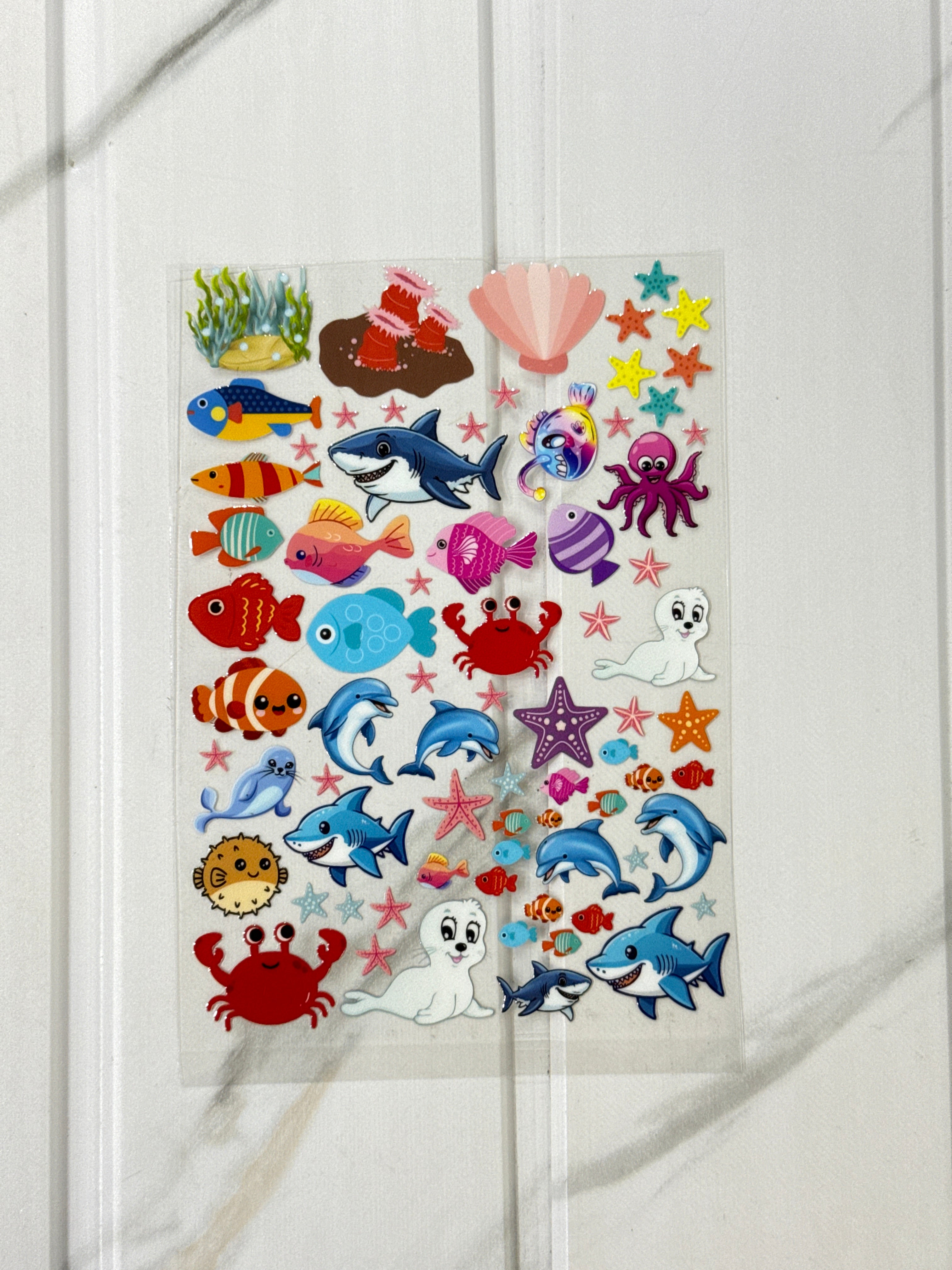 Water Creatures - Peel Of Sticker