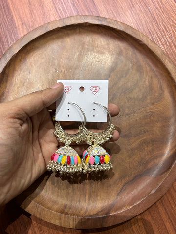 EARRINGS F (JHUMKA)