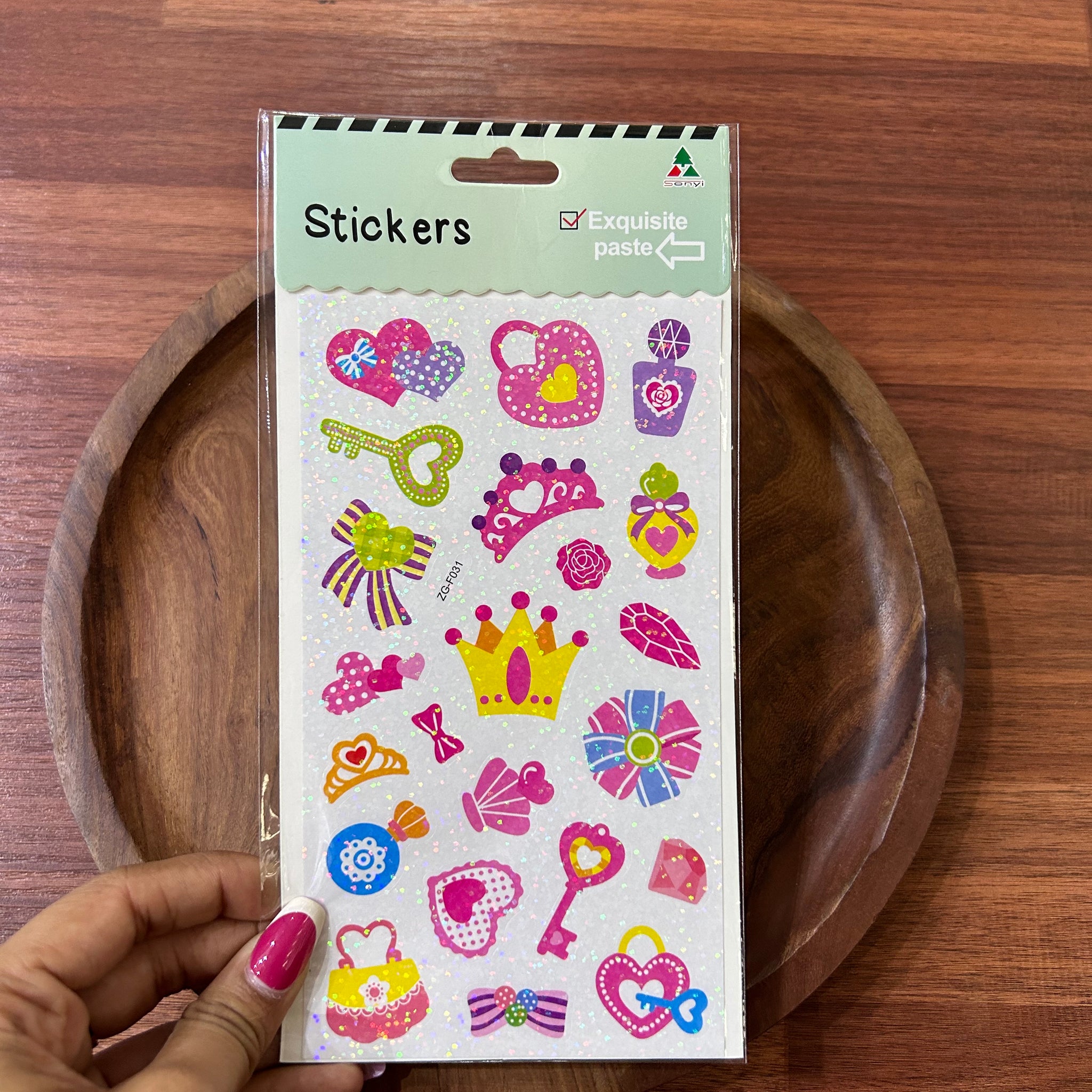 JOURNAL - GLITTER STICKER (F)