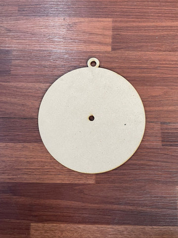 MDF HANGING CLOCK