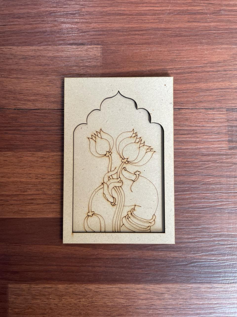 PRE MARKED MDF - LOTUS (JHAROKHA)