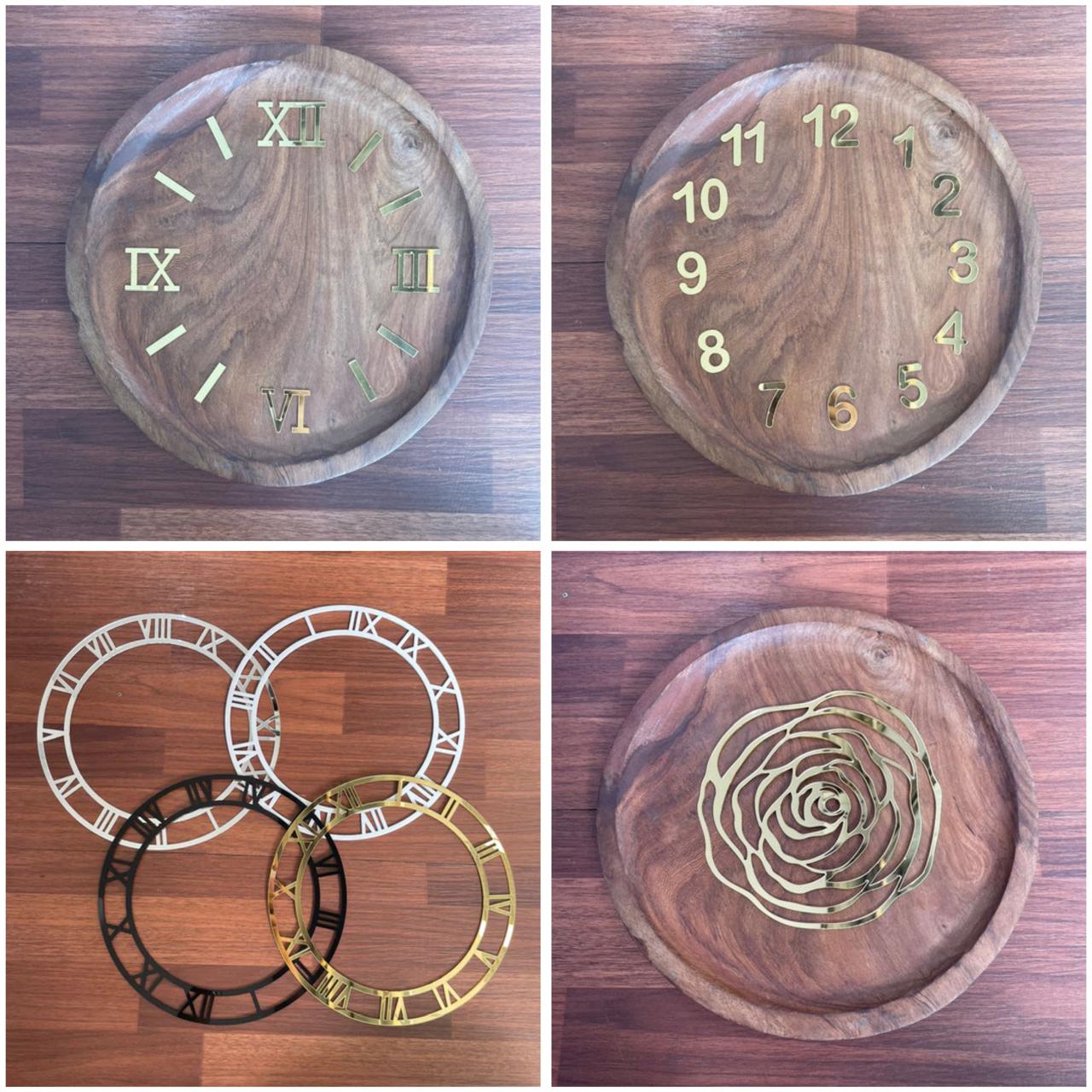 Numbers & Acrylic Ring