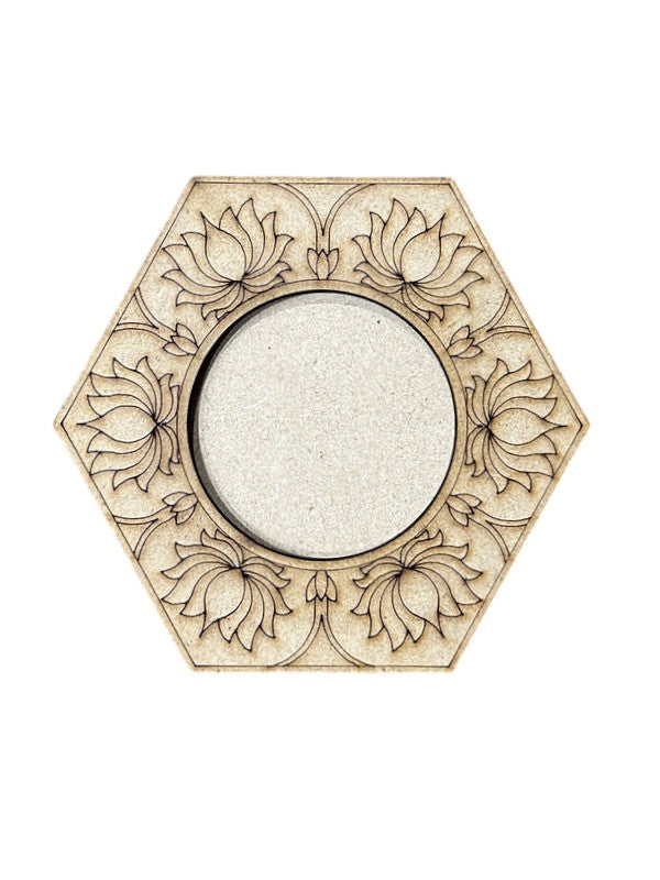 MDF Diwali T-Light Holder  (5)