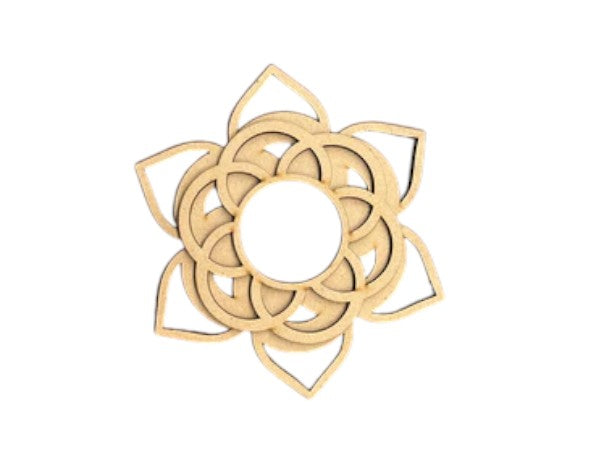 MDF Diwali T-Light Holder  (R)