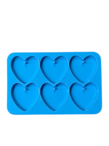 6 IN 1 HEART BLUE MOULD