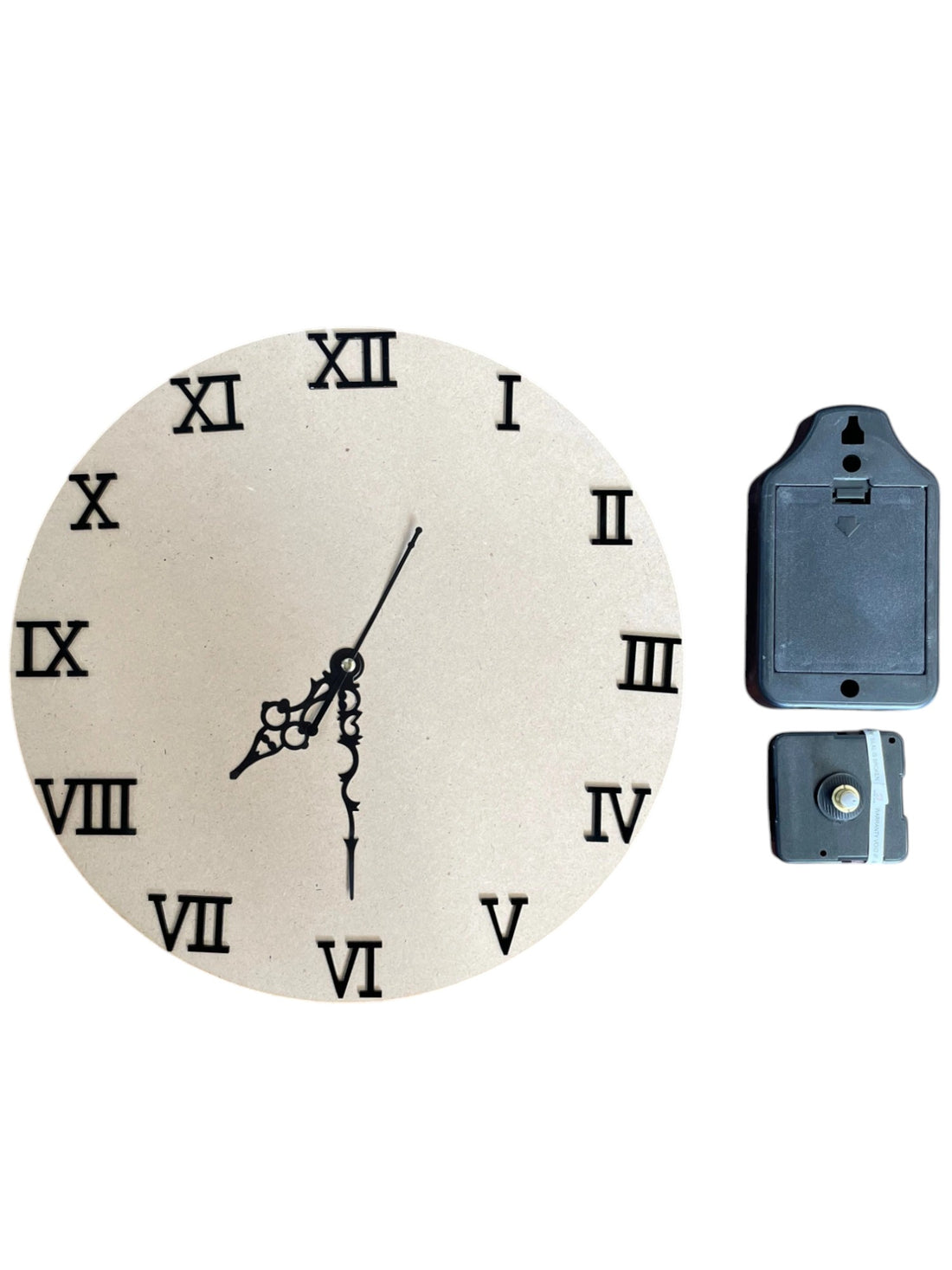 12" CLOCK SET - ROMAN NUMBERS