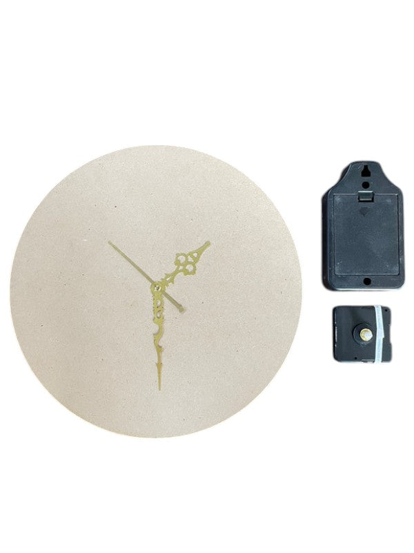 Mdf Clock Set Without Numbers