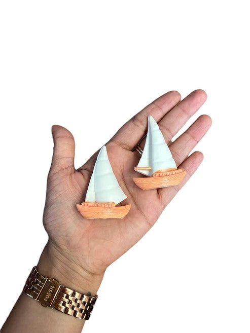Miniature - Sail Boat (Orange)