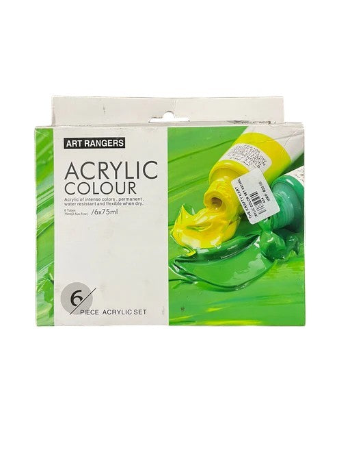 ACRYLIC COLOR SET 6X75ML