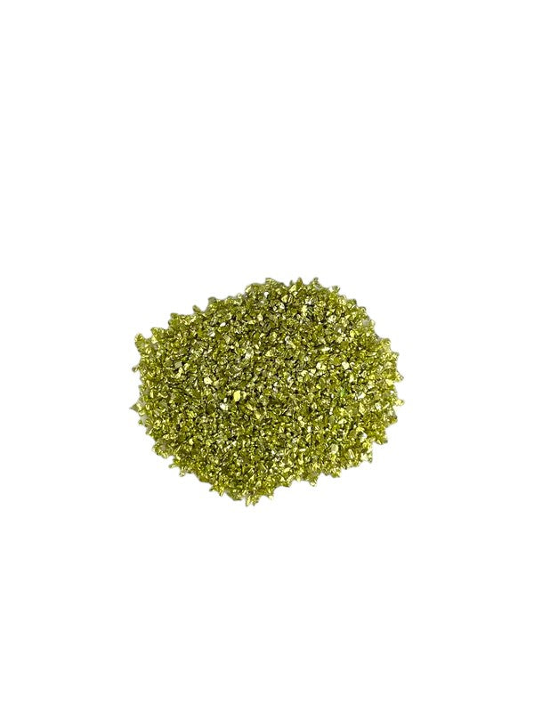 GLASS GRANULES LIME YELLOW