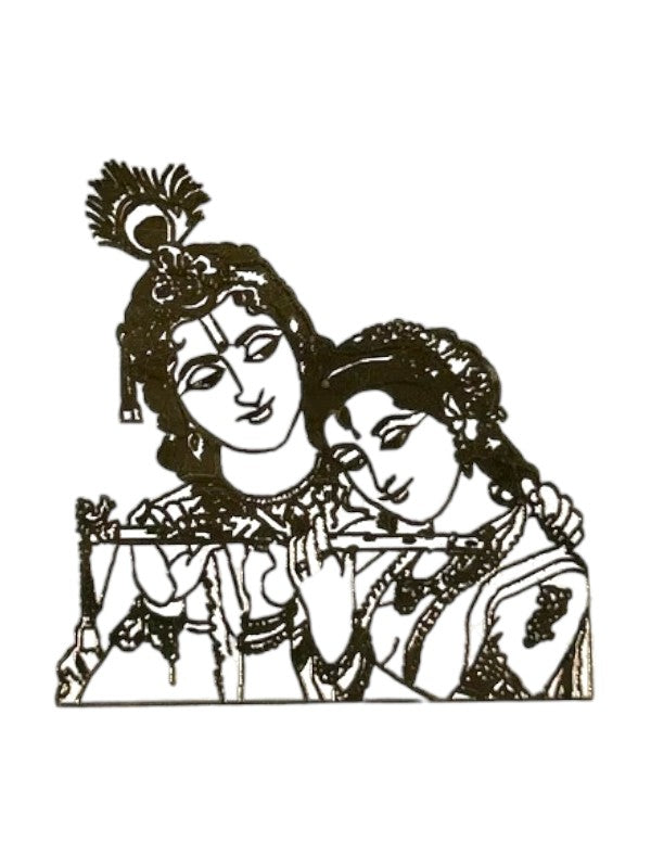 METAL STICKER- RADHA KRISHNA