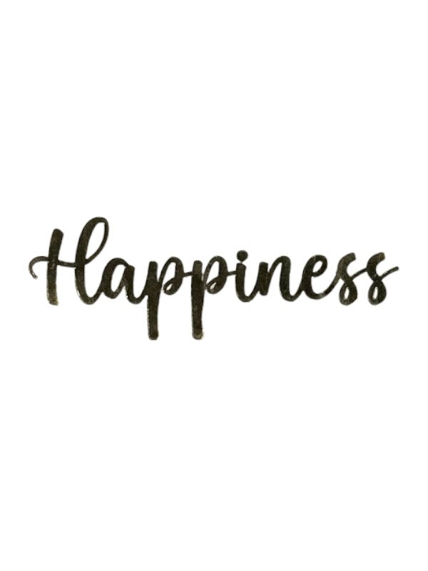 METAL STICKER- HAPPINESS