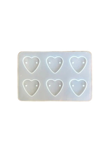 6 CAVITY HEART RAKHI MOULD