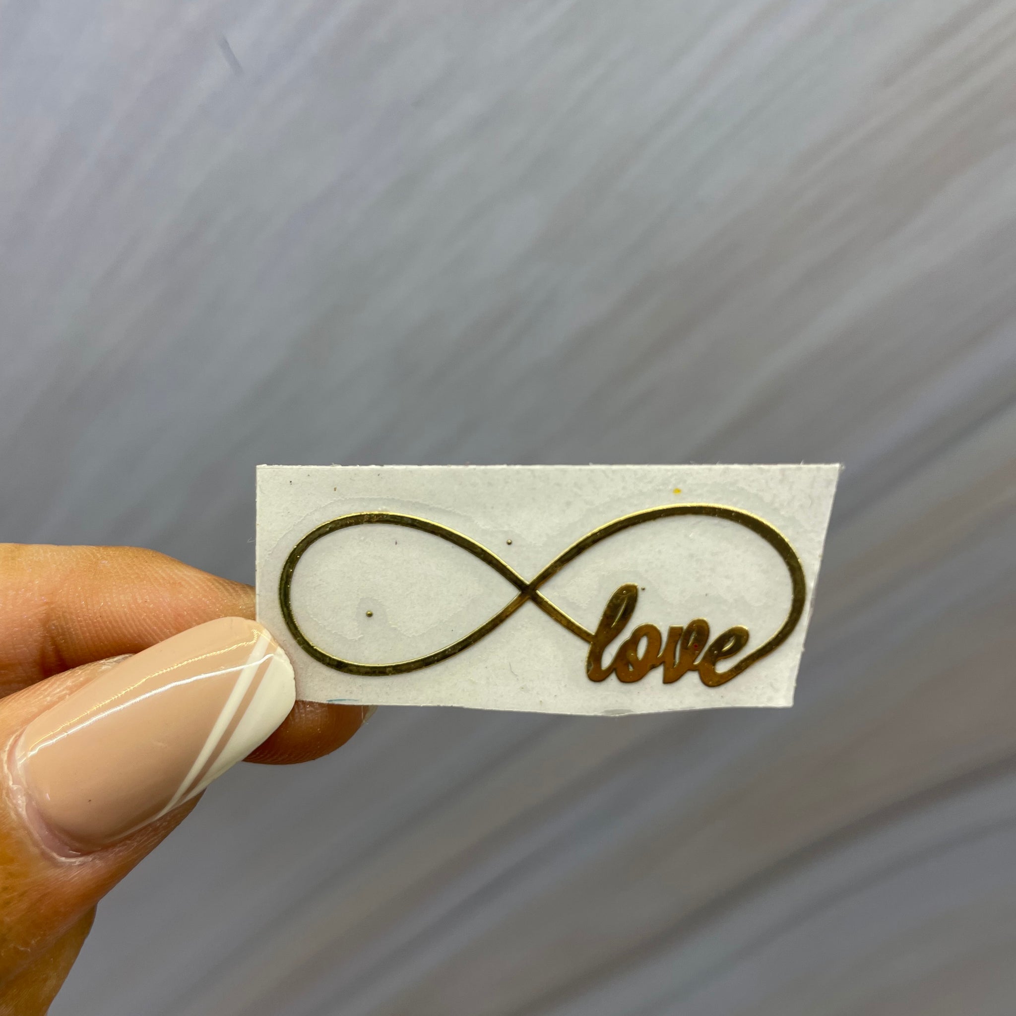 METAL STICKER - INFINITY WITH LOVE