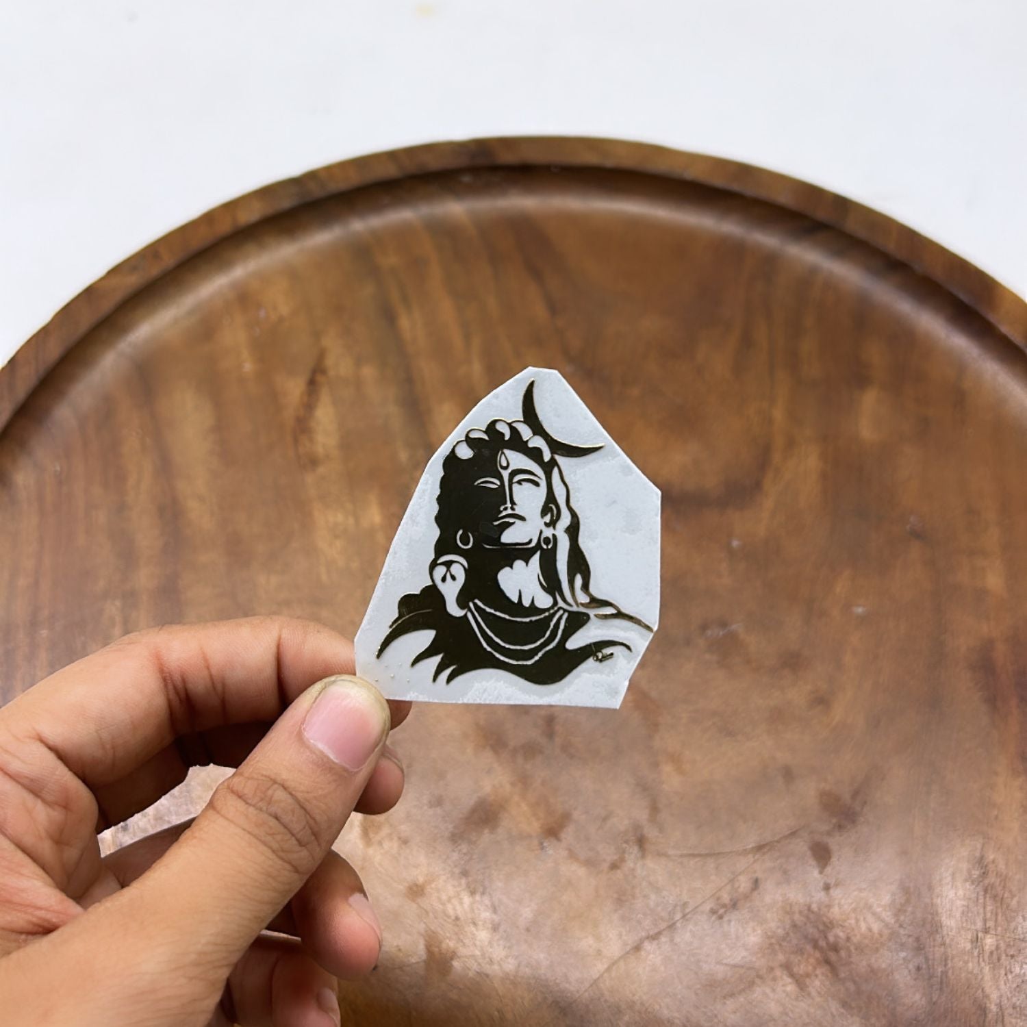 Metal Sticker Adiyogi Shivji The Krafty Kart Resin Store