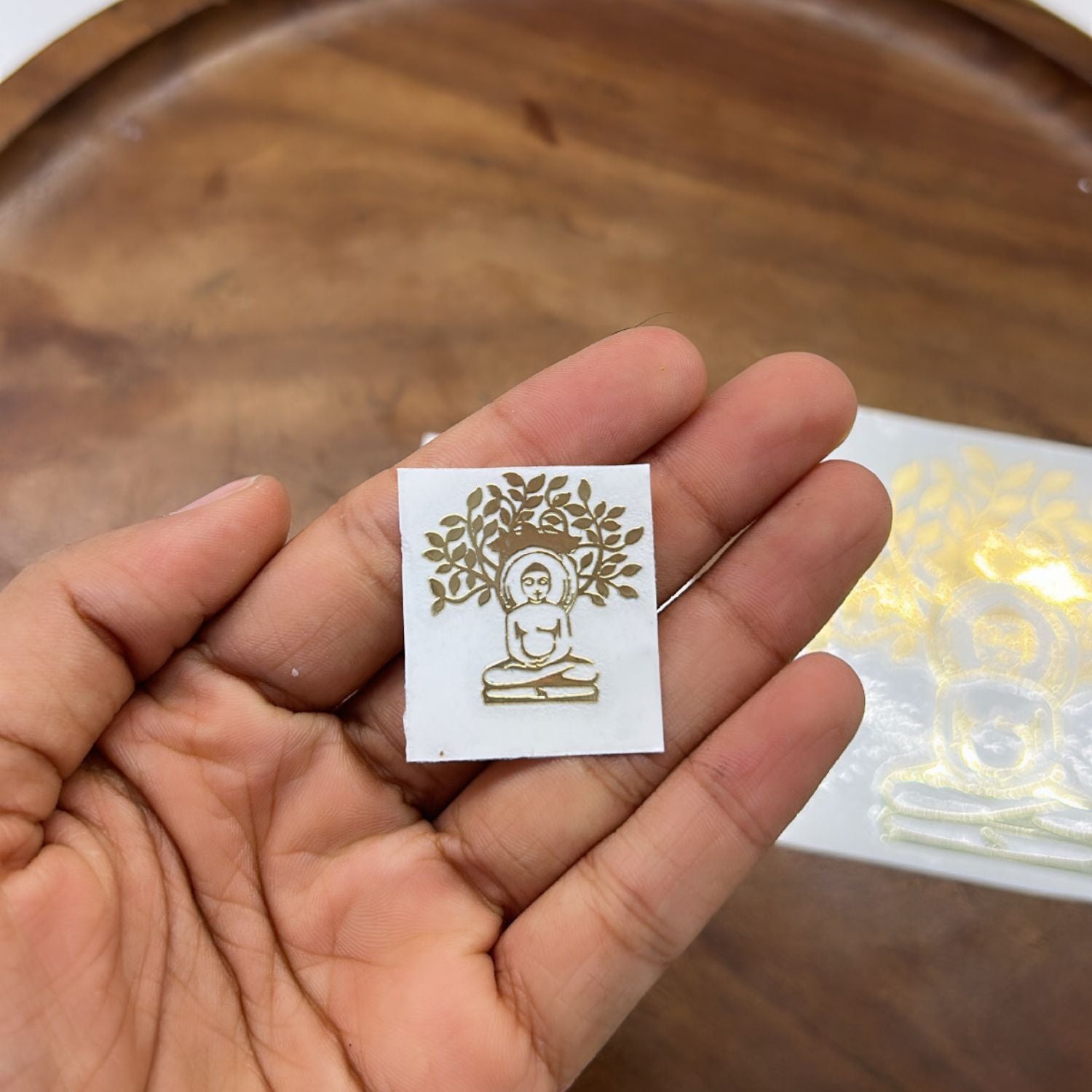 Bhak Sticker METAL STICKER 1- BHAGWAN