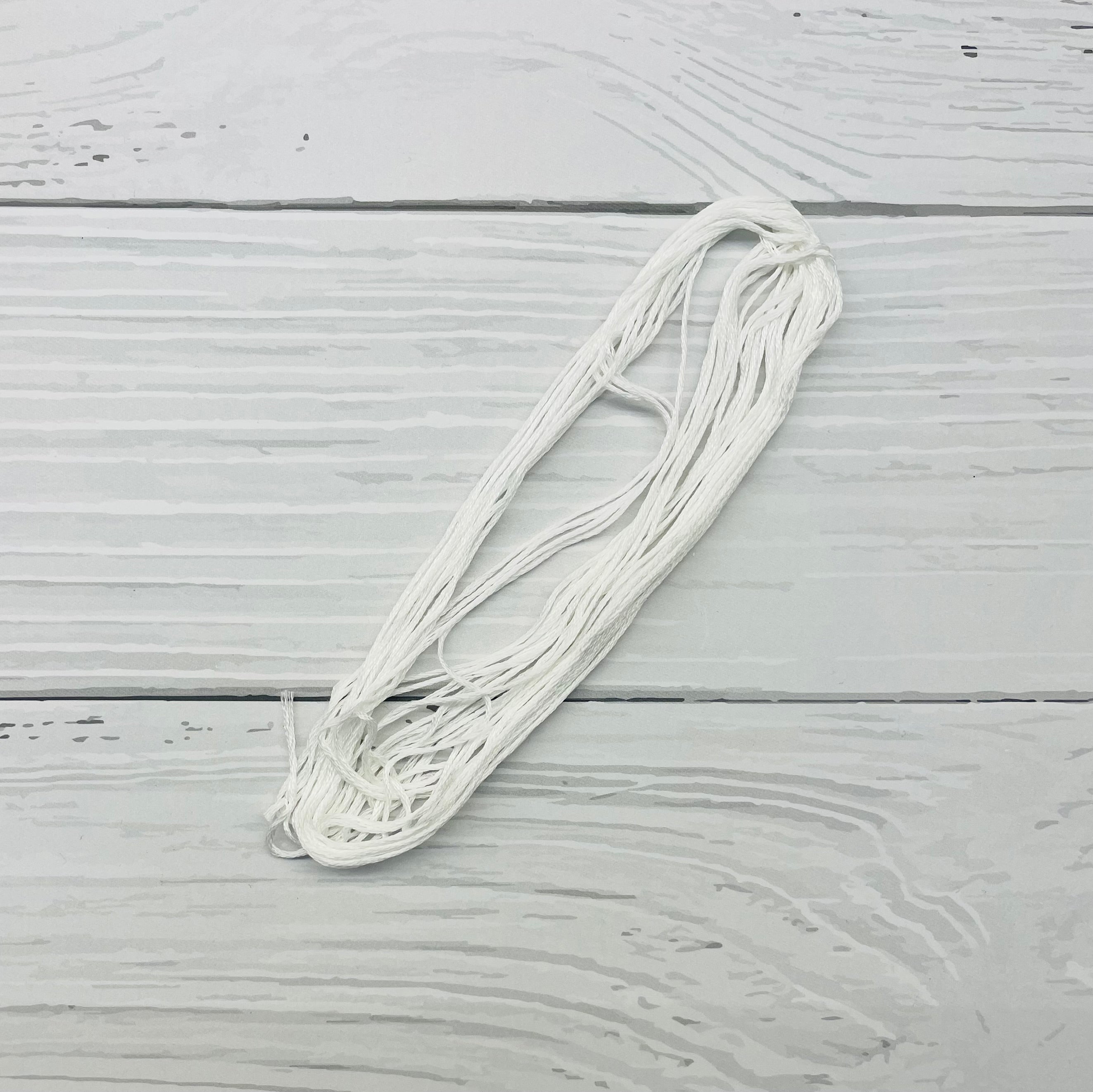 Embroidery Thread White The Krafty Kart Resin Store